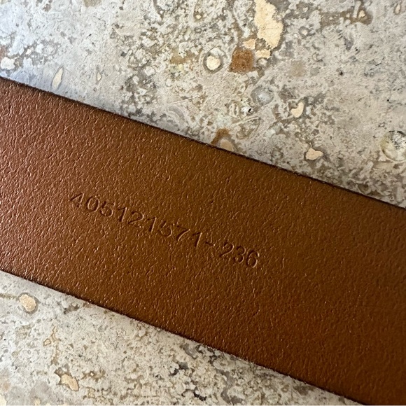 Polo Ralph Lauren Men’s Double Prong Buckle Leather Belt - Picture 7 of 8